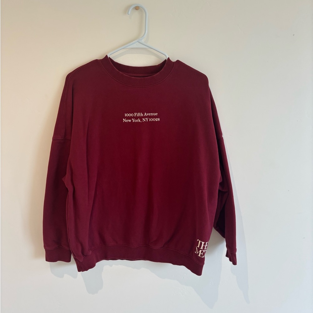 Maroon Crewneck Sweater